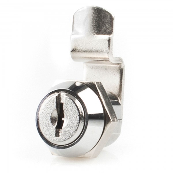 Cerradura buzon  aga curva  cromada