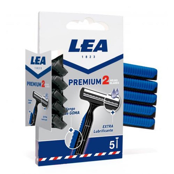 Lea premium cuchillas desechables 5un