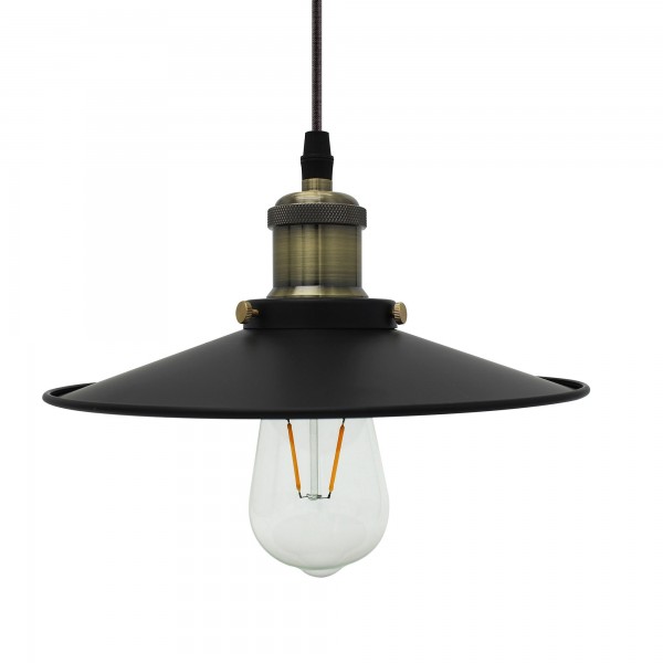 Kit colgante + pantalla vintage 24cm.