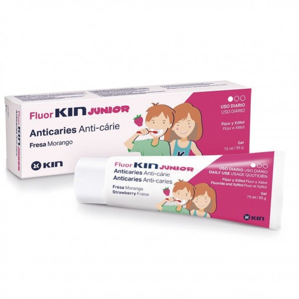 Fluorkin Gel Junior Fresa 75 ml