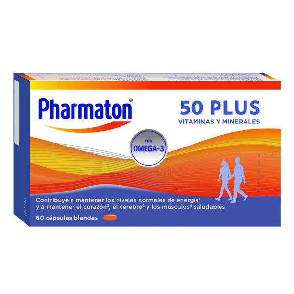 Pharmaton 50 Plus 60 Capsulas