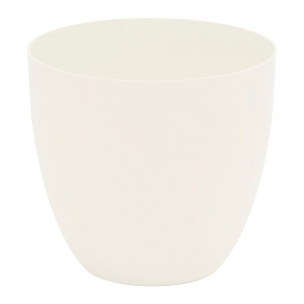 Maceta de inyección modelo cuenco color blanco ø38 cm