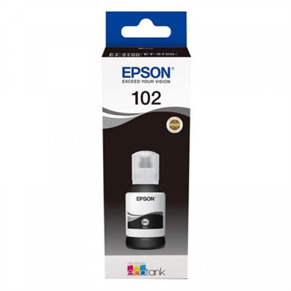 Epson botella tinta ecotank 102 negro