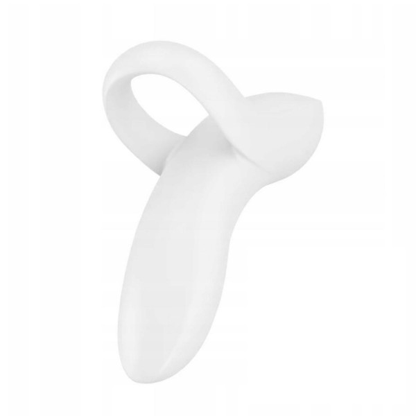 Satisfyer bold lover dedo vibrador blanco 1un