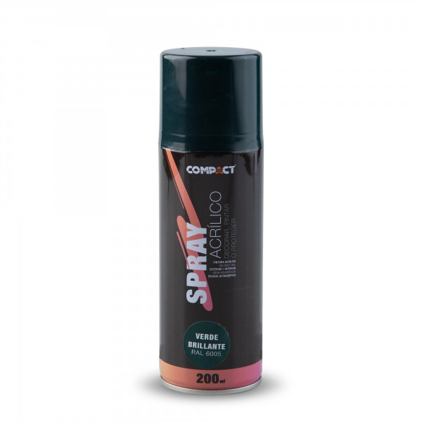 Pintura spray brillo 200ml.verde
