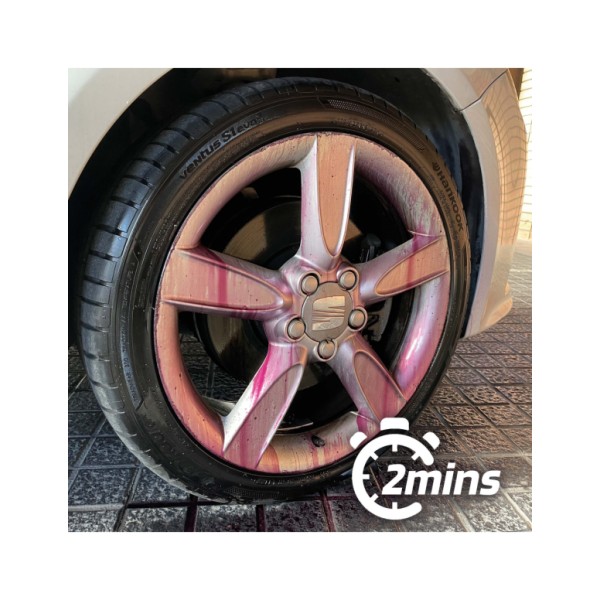 Billionaire All Wheel Cleaner Premium Spray Limpia Llantas Férrico para Coche y Moto Disuelve Toda la Suciedad 750ml