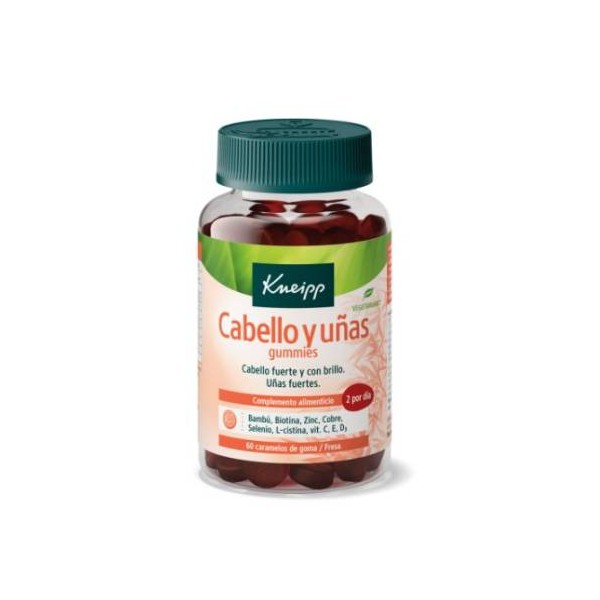 Kneipp Cabello y Uñas 60 Gummies Sabor Fresa