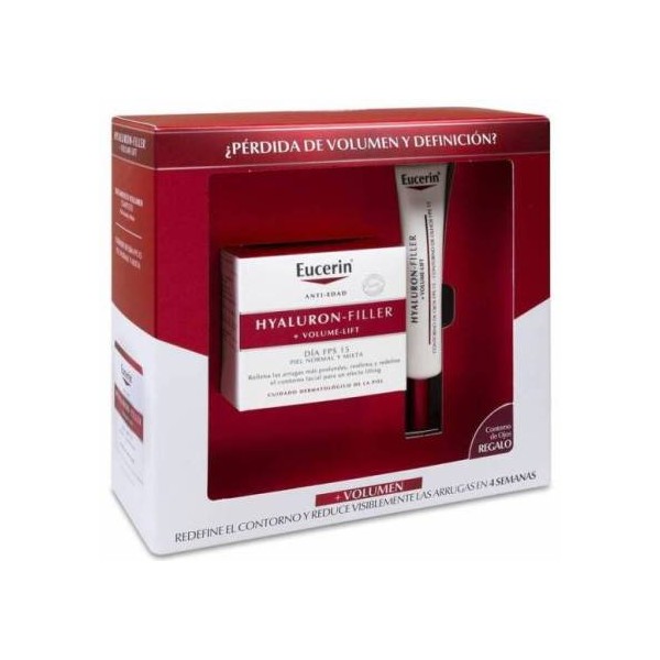 Eucerin Hyaluronfiller Volumelift SPF 15 Piel Normalmixta 50 ml Contorno de Ojos 15 ml Promo