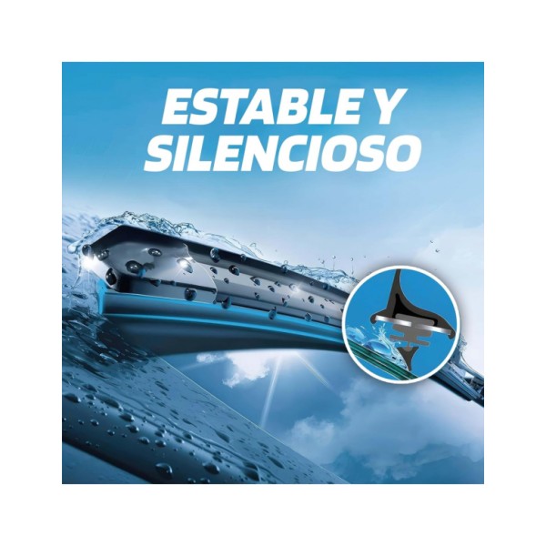 Escobilla Limpiaparabrisas Ultra Flex Series 22" 55 cm 1 Unidad con 8 Adaptadores