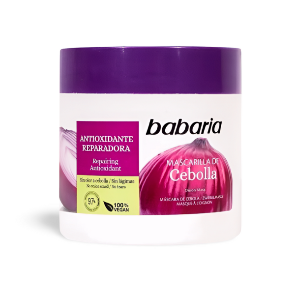 Babaria cebolla mascarilla capilar sin olor 400ml