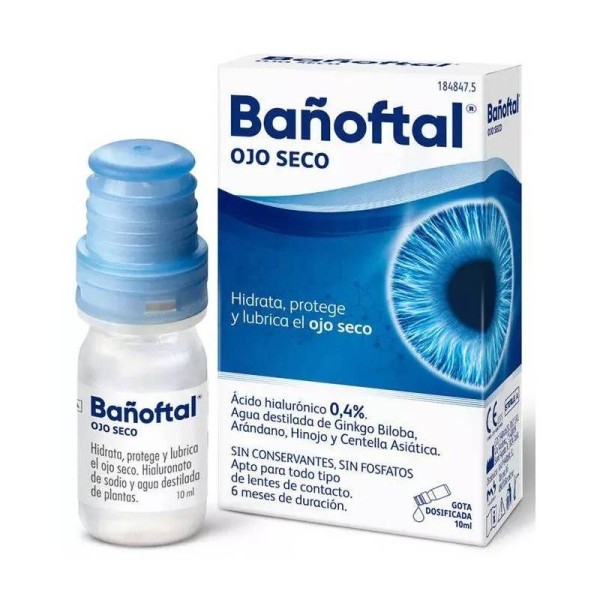 Bañoftal Ojo Seco Multidosis 0,4% 10 ml