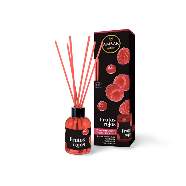 Ambar ambientador mikado frutos rojos