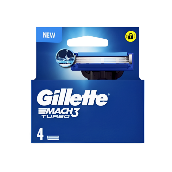 Gillette Mach3 Turbo 4 recambios