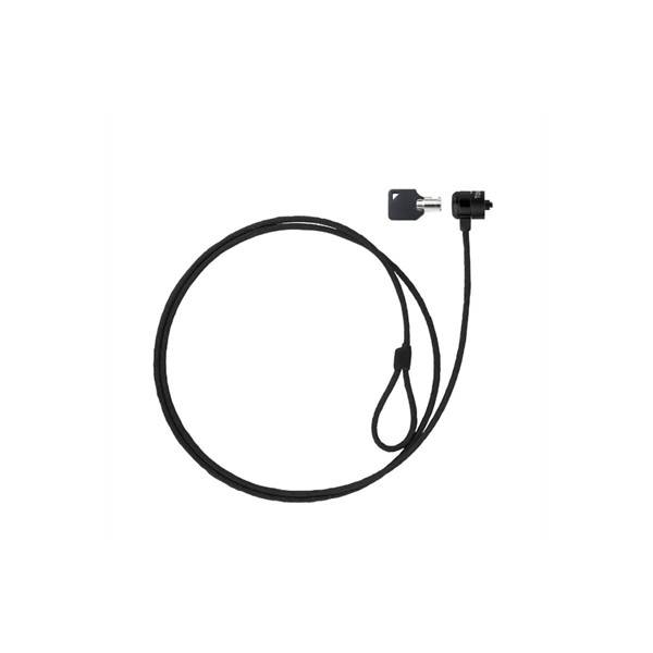 Tooq cable de seguridad con llave portátiles gris