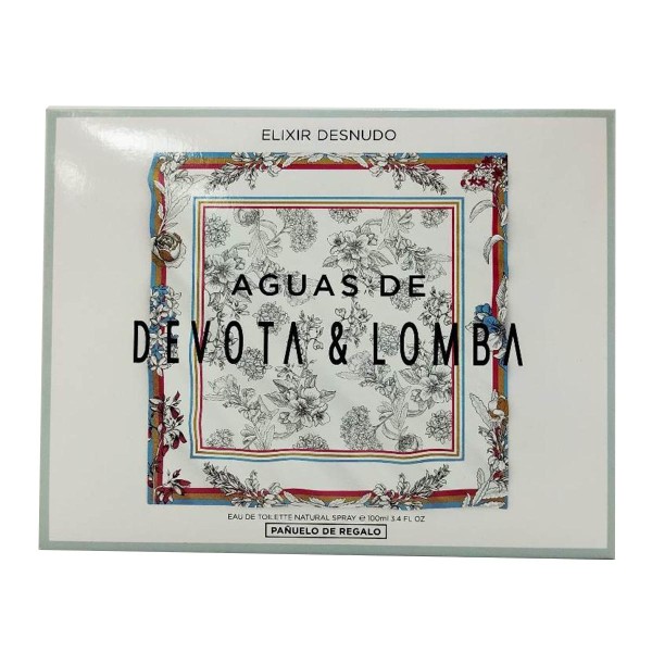 Devota lomba aguas de devota lomba eau de toilette elixir desnudo 100ml + pañuelo 1u