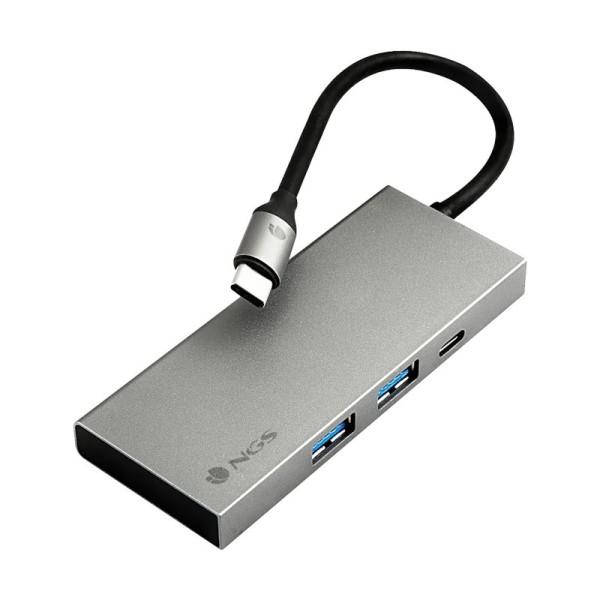 Ngs adaptador multipuerto usb c ultraligero 3.0 pd