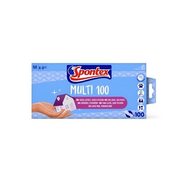 Spontex guantes Multi 100 talla M