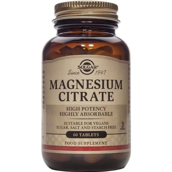 Solgar Magnesio Citrato 200 Mg 60 Comp
