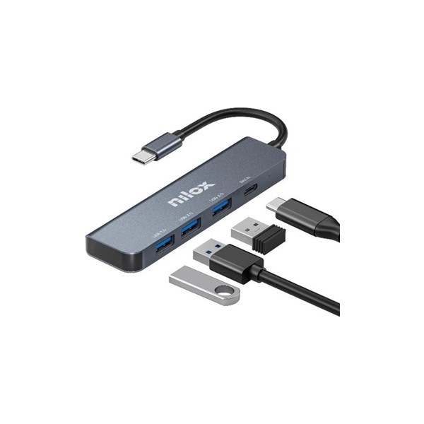 Nilox hub usb c 3xusb 3.0 1xusbc