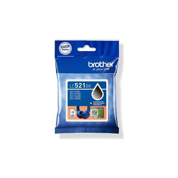 Brother cartucho lc521bk negro