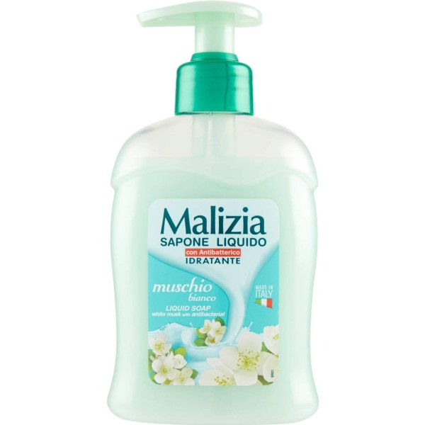 Malizia blanco jabon liquido anti-bacteriano 300ml