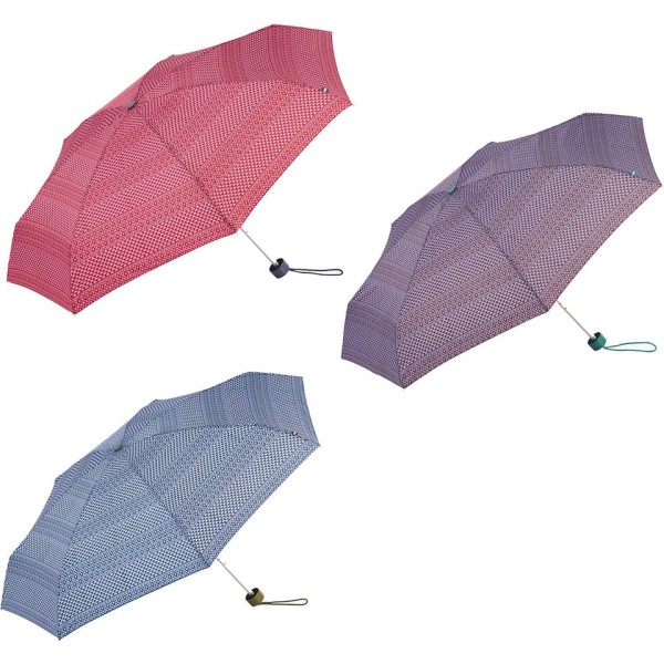 Paraguas mini manual estampado étnico con uv 50+, colores surtidos