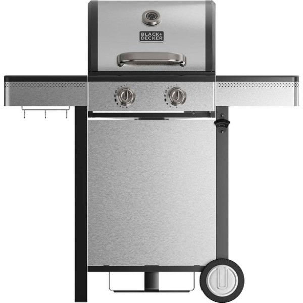 Barbacoa de gas bxog7200e con 2 quemadores, 116 x 58 x 118,5 cm