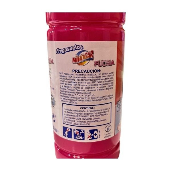Mihogar fregasuelos Fucsia 1 L