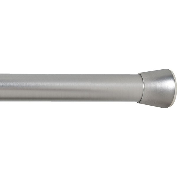 Barra extensible multiuso a presión sin taladro, plata, ø2,8 - 2,5 x 50 - 80 cm